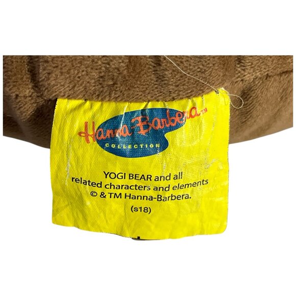 12"‎ Yogi Bear Sequin Pillow Name/Face Hanna Barbera Collection - Picture 7 of 9